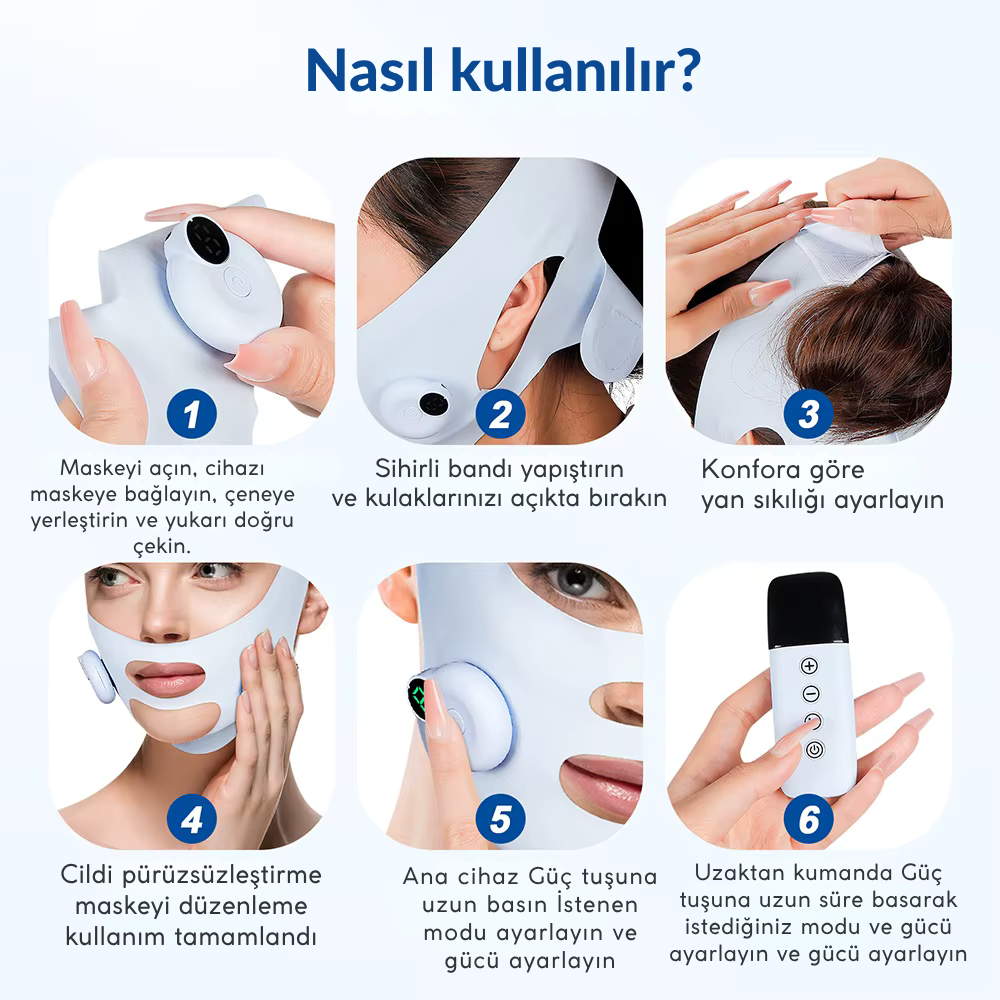 EMS Yüz inceltme şekillendirme V maskesi